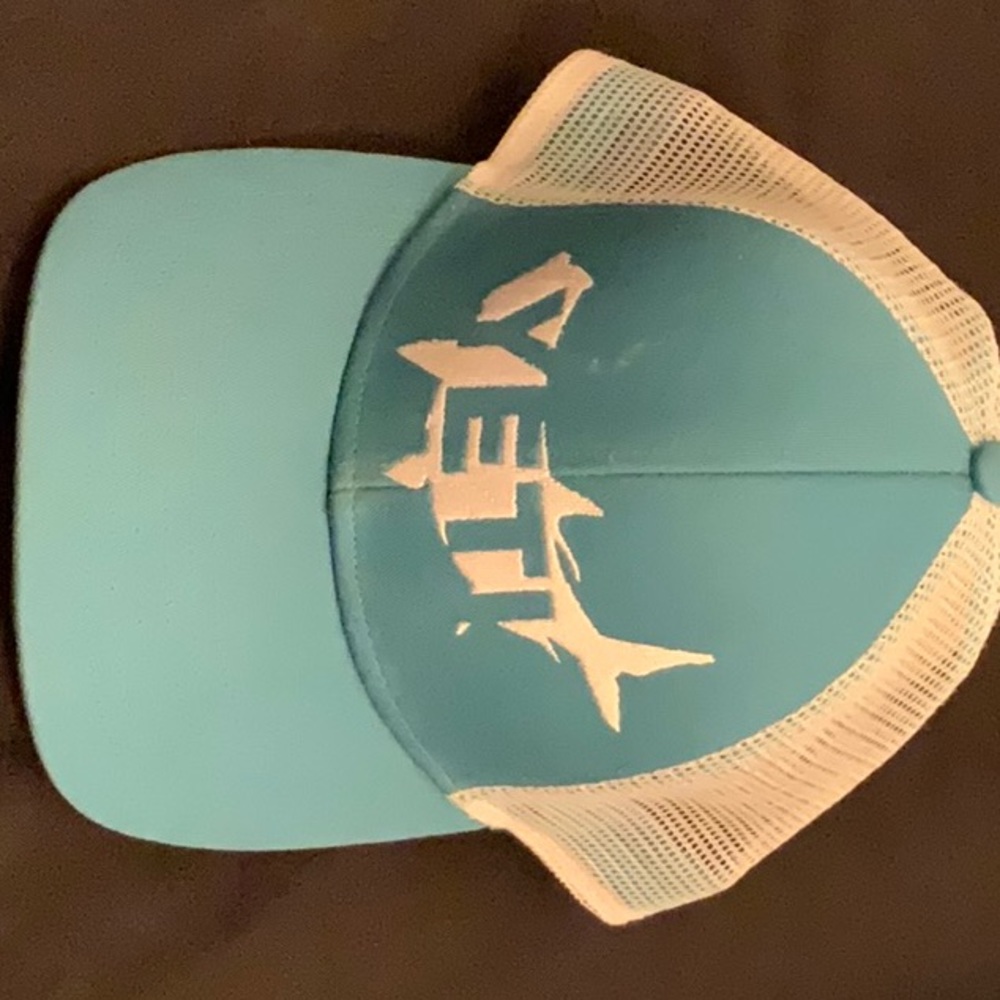 Turquoise Yeti baseball cap